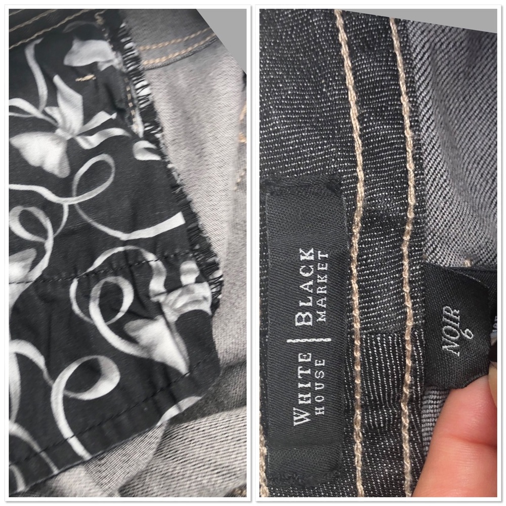 White House Black Market Dark trouser Jeans - Picture 4 of 5